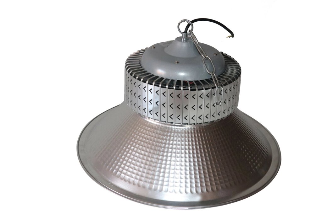 Светодиодный купольный светильник 100Вт, 6000К, 10000Lm, IP65, 220V, 120° (DELROS) от компании ФЕРОСВЕТ - фото 1