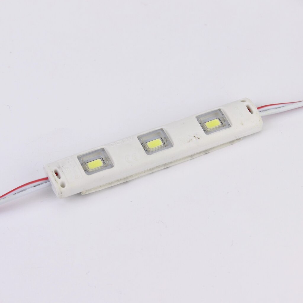 Светодиодный модуль линейный 5730-3 MOD44 (1,5W, 12V, cool white) DELCI от компании ФЕРОСВЕТ  ( FEROSVET) - фото 1