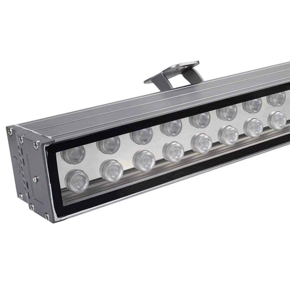 Светодиодный прожектор AR-LINE-1000XL-54W-24V RGB (Grey, 30 deg, DMX512) (Arlight, Закрытый) от компании ФЕРОСВЕТ - фото 1