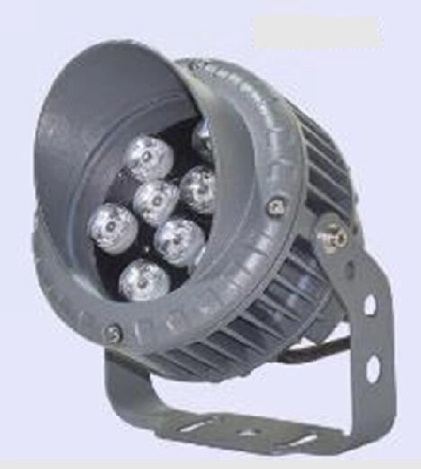 Светодиодный прожектор D120 9W 24/220V IP65 на светодиодах OSRAM RGB DMX от компании ФЕРОСВЕТ - фото 1