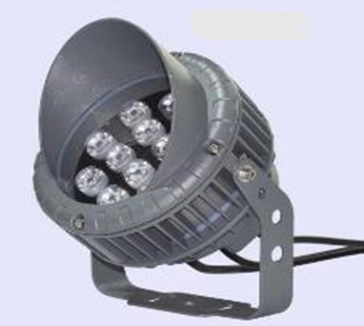Светодиодный прожектор D150 12W 24/220V IP65 на светодиодах OSRAM RGB от компании ФЕРОСВЕТ - фото 1
