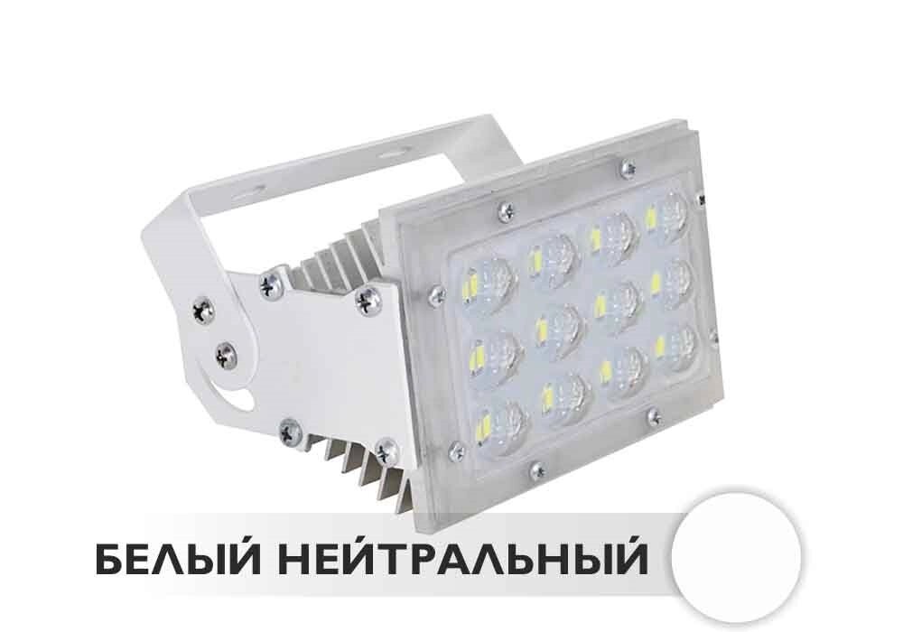 Светодиодный прожектор для спортивных сооружений M1 12W 220V IP66 OSR (NW) от компании ФЕРОСВЕТ - фото 1