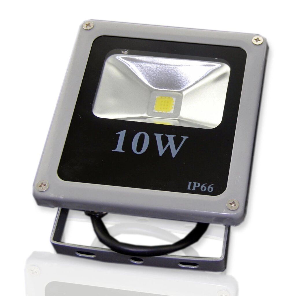 Светодиодный прожектор Slim (10W, 220V, White) DELCI от компании ФЕРОСВЕТ - фото 1