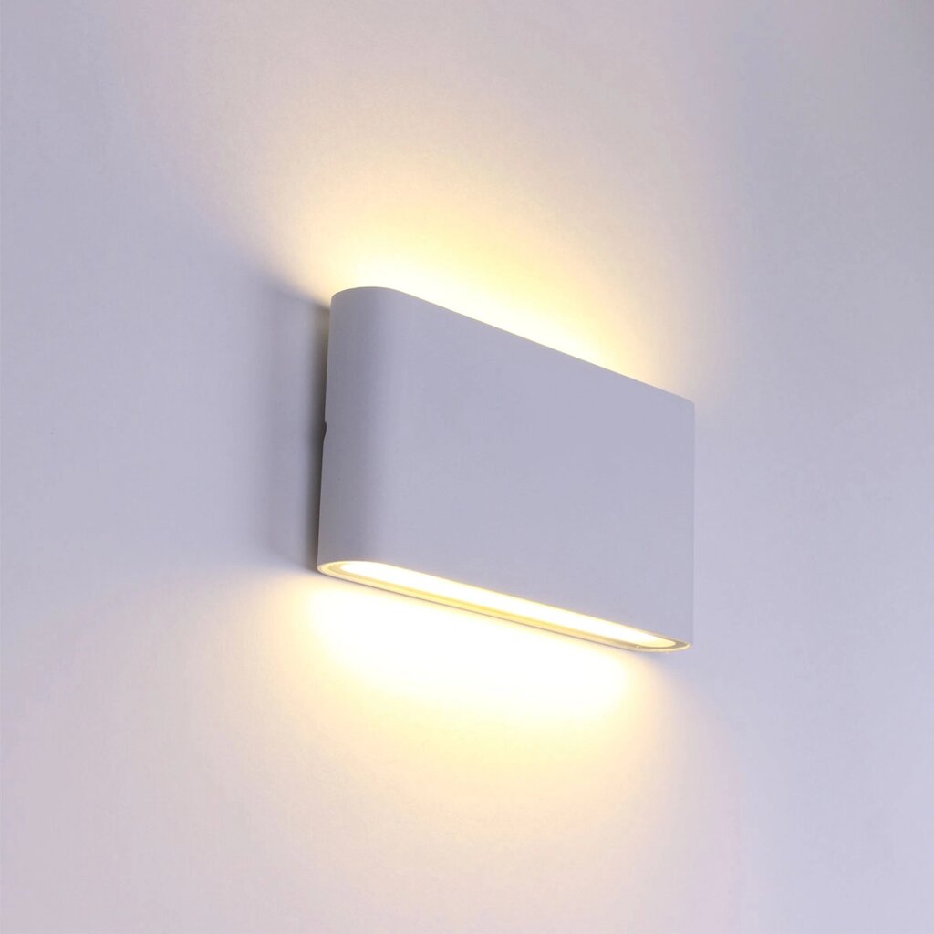 Светодиодный светильник JH-BD05 DHL17 (220V, 2х6W, белый корпус, warm white) DELCI от компании ФЕРОСВЕТ - фото 1