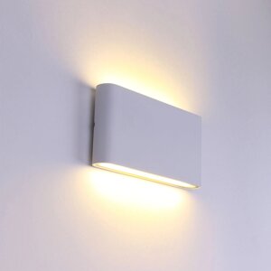 Светодиодный светильник JH-BD05 DHL17 (220V, 2х6W, белый корпус, warm white) DELCI