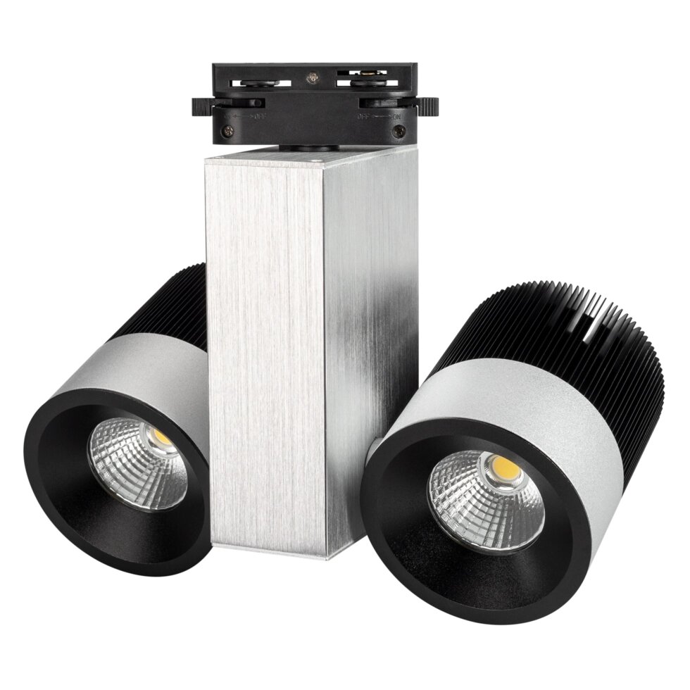 Светодиодный светильник LGD-2238SB-2x15W White 24deg (Arlight, IP20 Металл, 3 года) от компании ФЕРОСВЕТ - фото 1