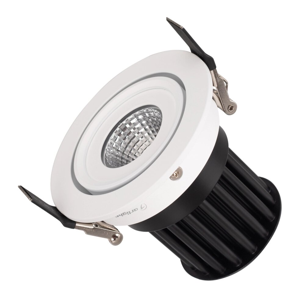 Светодиодный светильник LTD-95WH 9W Warm White 45deg (Arlight, IP40 Металл, 3 года) от компании ФЕРОСВЕТ - фото 1