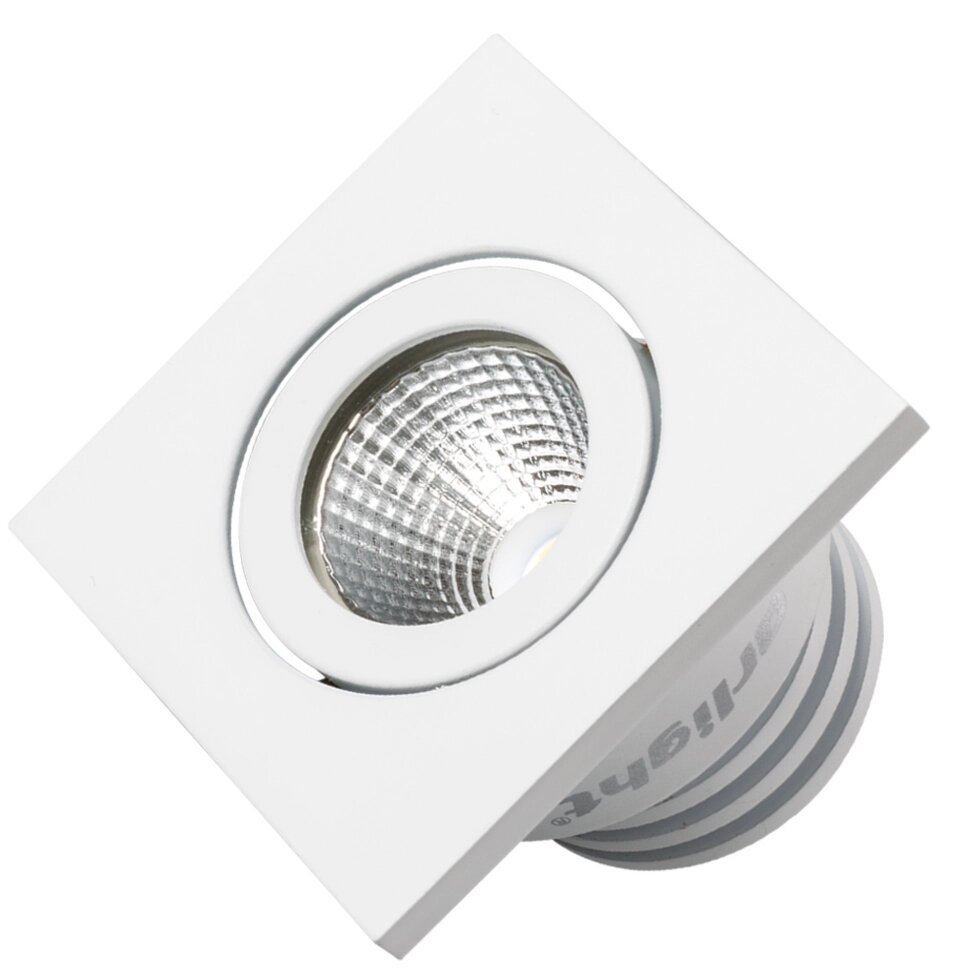 Светодиодный светильник LTM-S50x50WH 5W Day White 25deg (Arlight, IP40 Металл, 3 года) от компании ФЕРОСВЕТ - фото 1