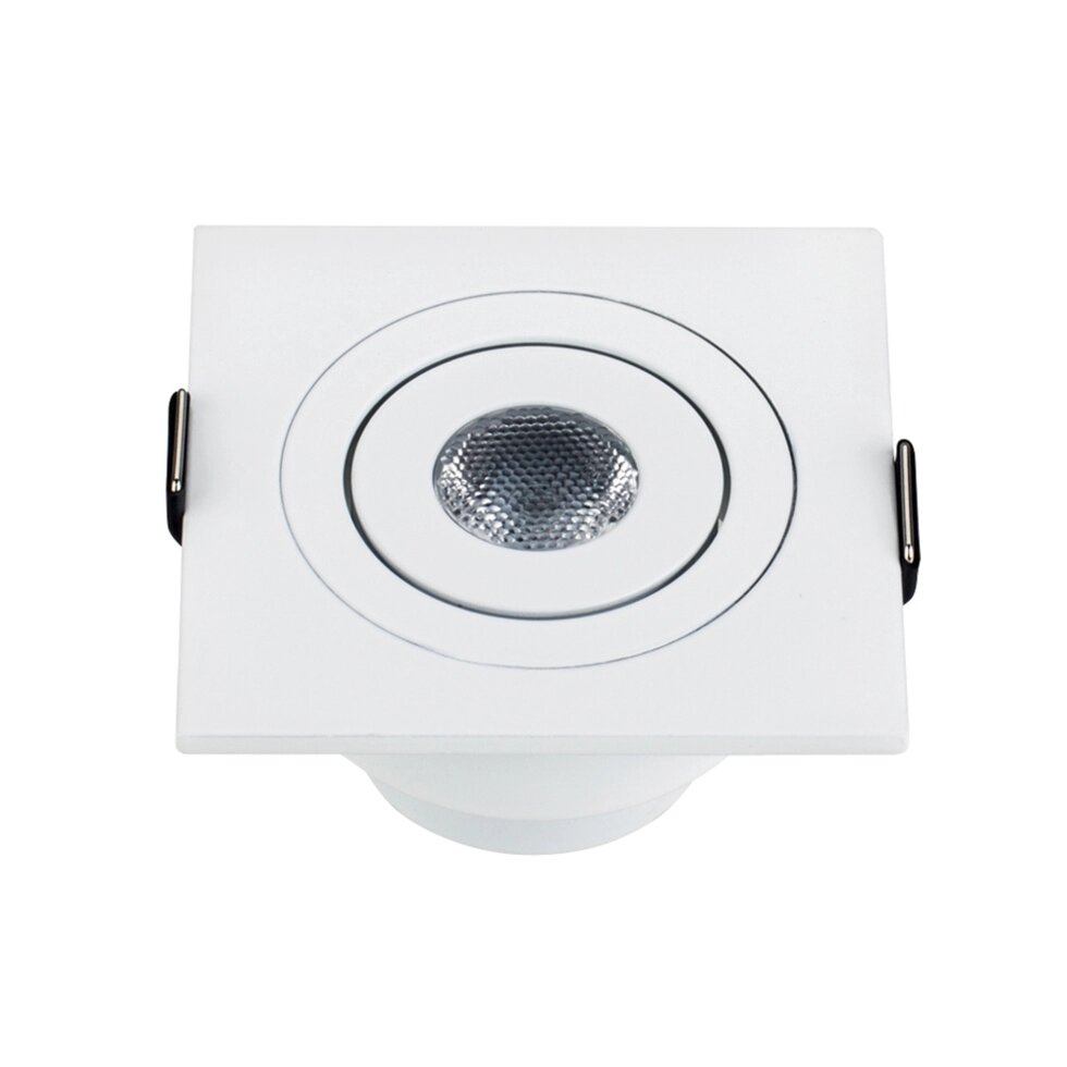 Светодиодный светильник LTM-S60x60WH 3W White 30deg (Arlight, IP40 Металл, 3 года) от компании ФЕРОСВЕТ - фото 1