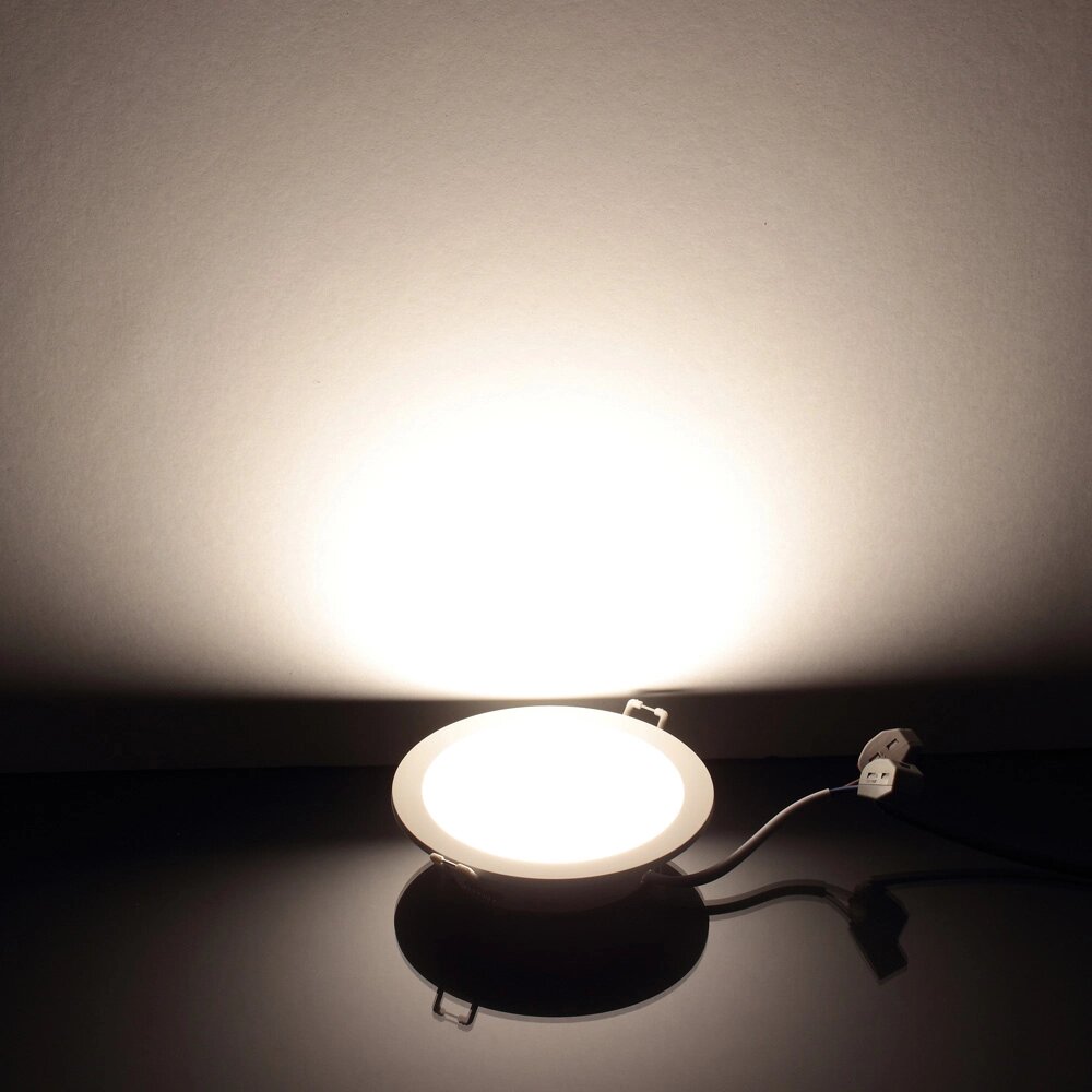 Светодиодный светильник  OM5 (220V, 6W, round D112mm, day white) DELCI от компании ФЕРОСВЕТ - фото 1