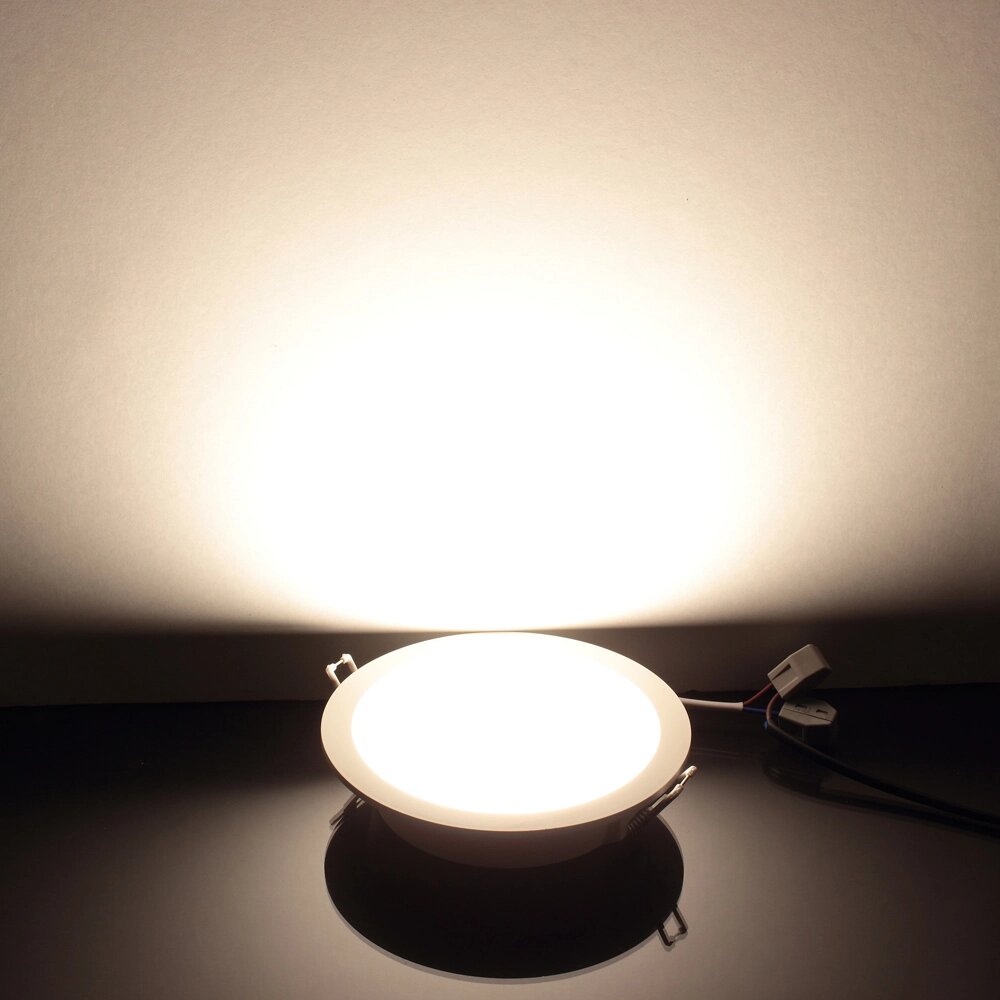 Светодиодный светильник  OM7 (220V, 9W, round D138mm, day white) DELCI от компании ФЕРОСВЕТ - фото 1