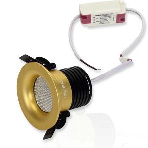 Светодиодный светильник Spotlight AR12 gulch gold (7W, White) DELCI