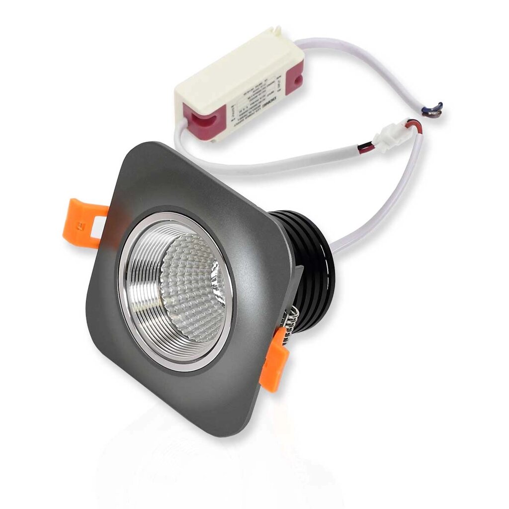 Светодиодный светильник Spotlight AR26 gray (7W, Day White) DELCI от компании ФЕРОСВЕТ - фото 1