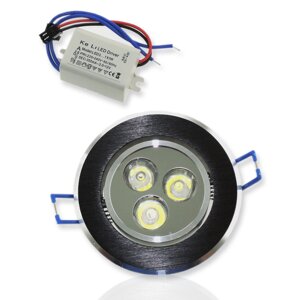 Светодиодный светильник точечный RB (3W, White) DELCI