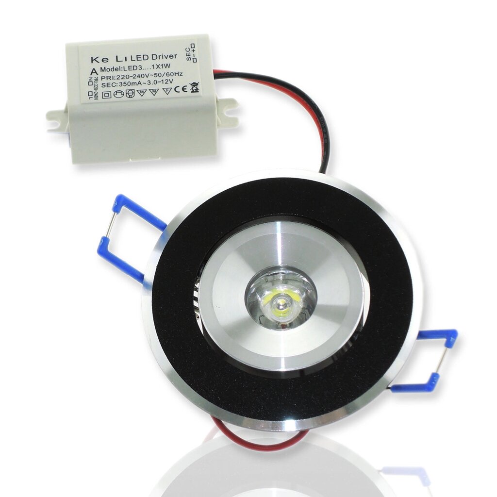 Светодиодный светильник точечный RB 90Lm (1W, Warm White) DELCI от компании ФЕРОСВЕТ - фото 1