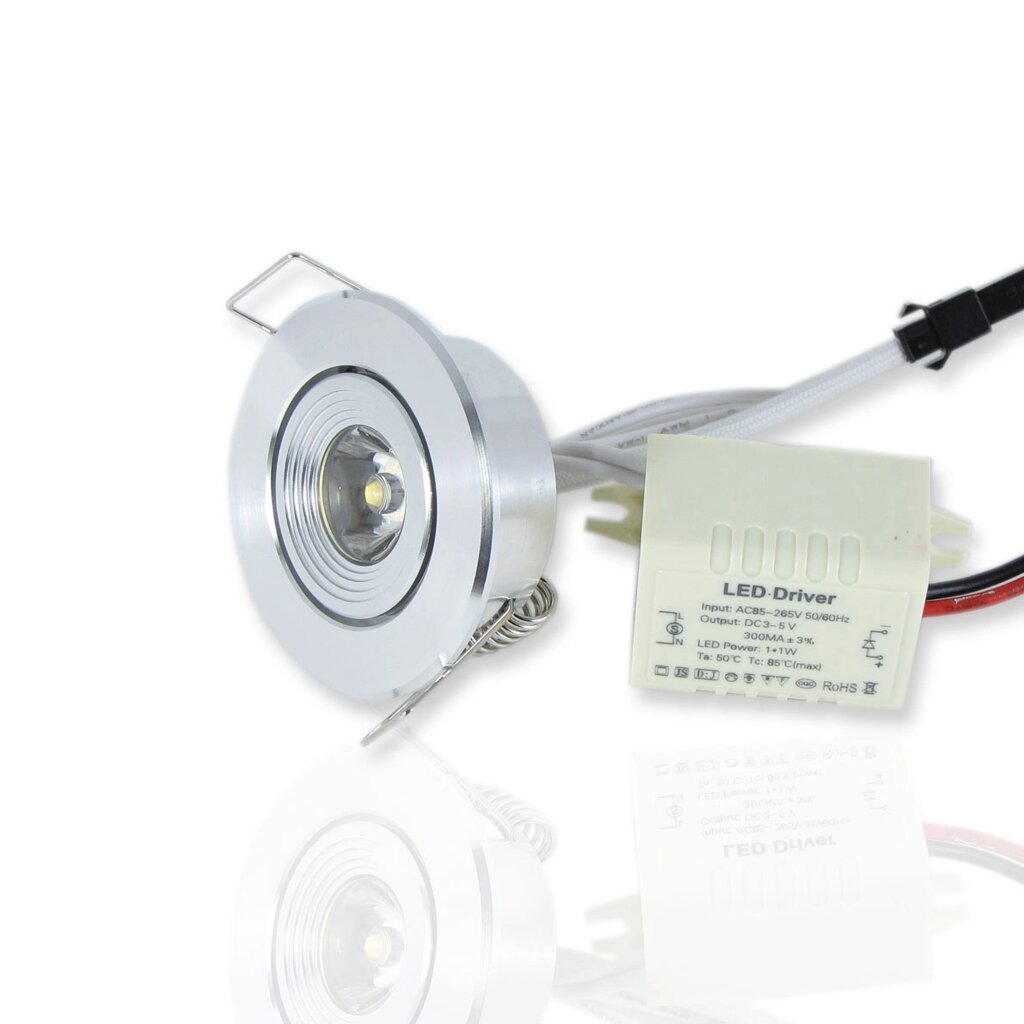 Светодиодный светильник точечный RS SP4 (1W, Warm White) DELCI от компании ФЕРОСВЕТ - фото 1