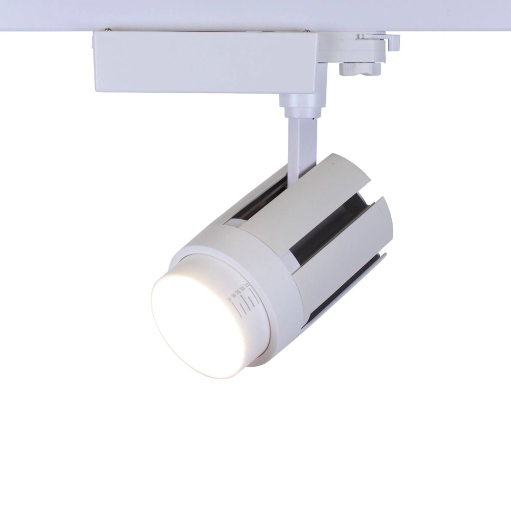 Светодиодный светильник трековый JH-GD001 4L 4L28 (30W, 220V, 15-60deg, day white, белый корпус) DELCI от компании ФЕРОСВЕТ - фото 1