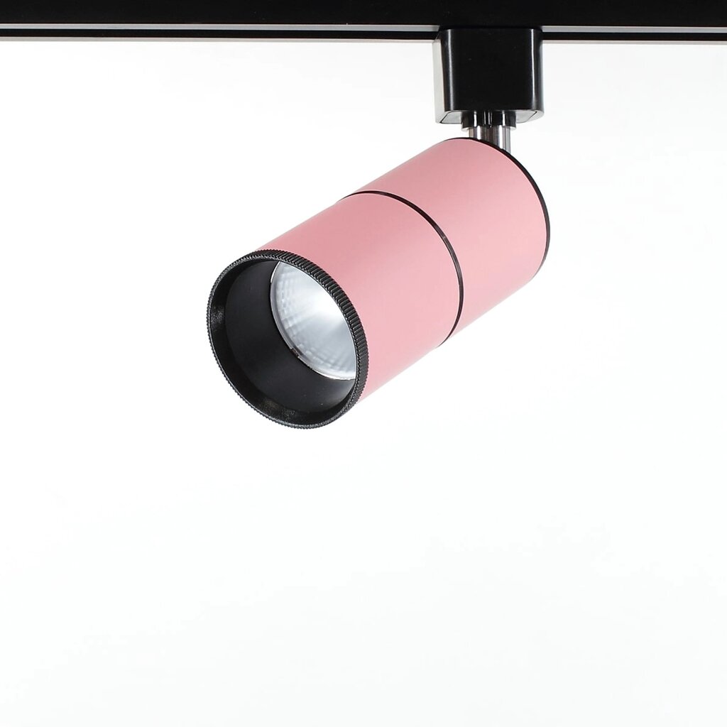Светодиодный светильник трековый JH-GDD-X10 2L PX82 (10W, 220V, day white, розовый корпус) DELCI от компании ФЕРОСВЕТ - фото 1