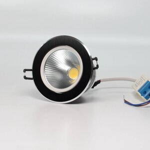 Светодиодный светильник встраиваемый 110 series black housing BW15 (10W,220V, day white) DELCI