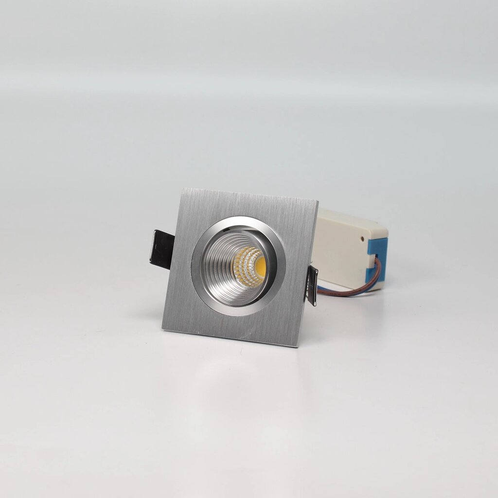 Светодиодный светильник встраиваемый 65 Series silver housing BW301 (3W,220V, day white) DELCI от компании ФЕРОСВЕТ - фото 1