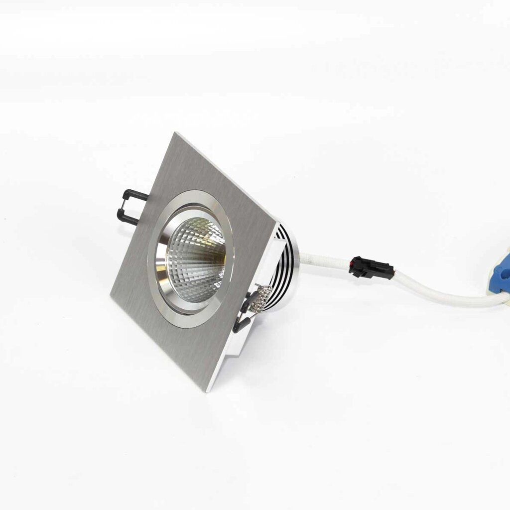 Светодиодный светильник встраиваемый 98.1 series silver housing BW81 (5W,220V, day white) DELCI от компании ФЕРОСВЕТ - фото 1