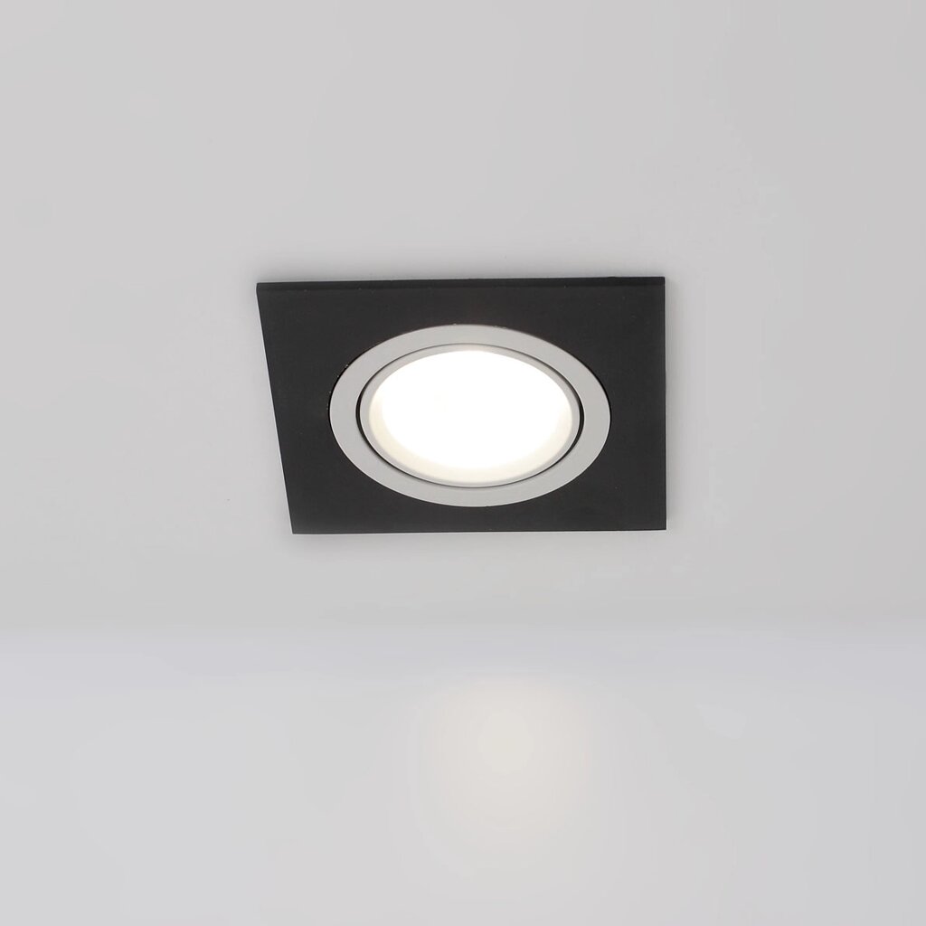 Светодиодный светильник встраиваемый 99-1 head Nest Series Black Square (5W, Day White) DELCI от компании ФЕРОСВЕТ - фото 1