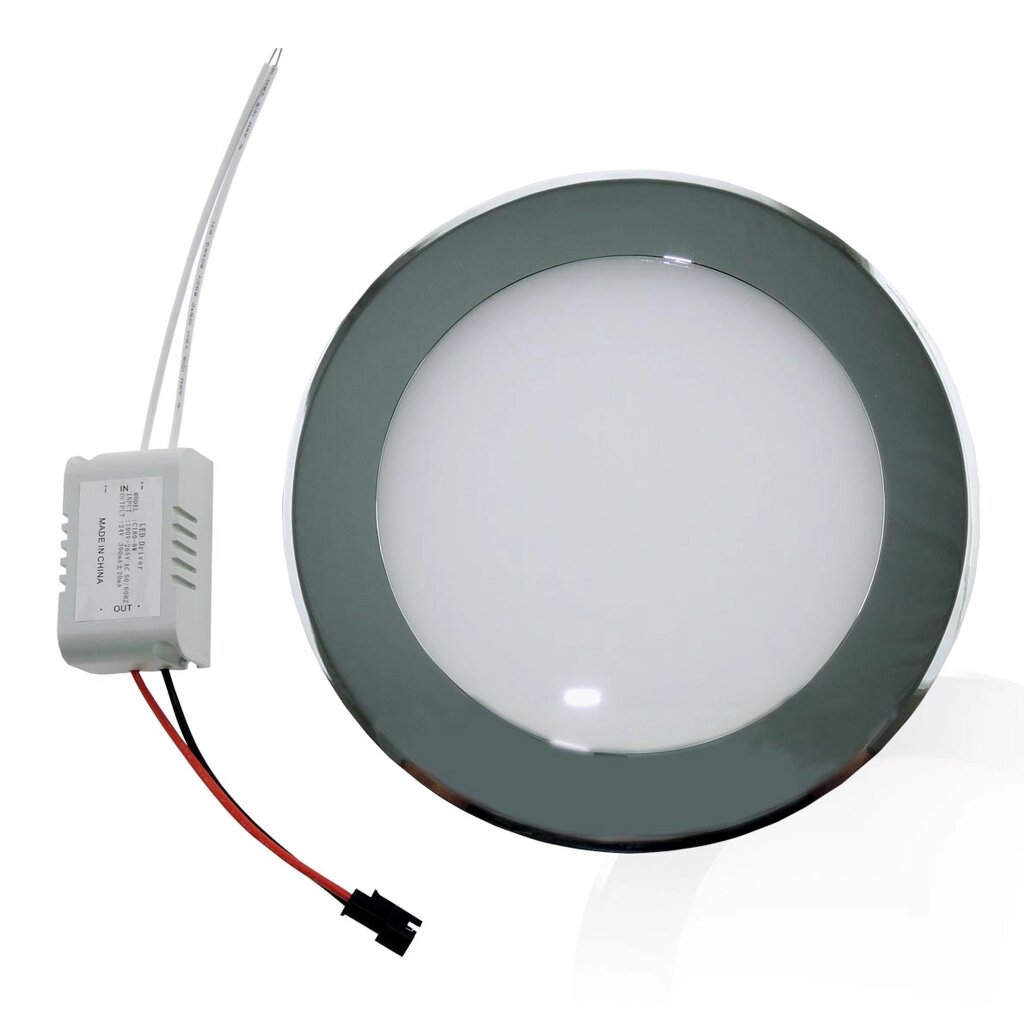 Светодиодный светильник встраиваемый IC-RCH D180  (8W, Warm White) DELCI от компании ФЕРОСВЕТ - фото 1