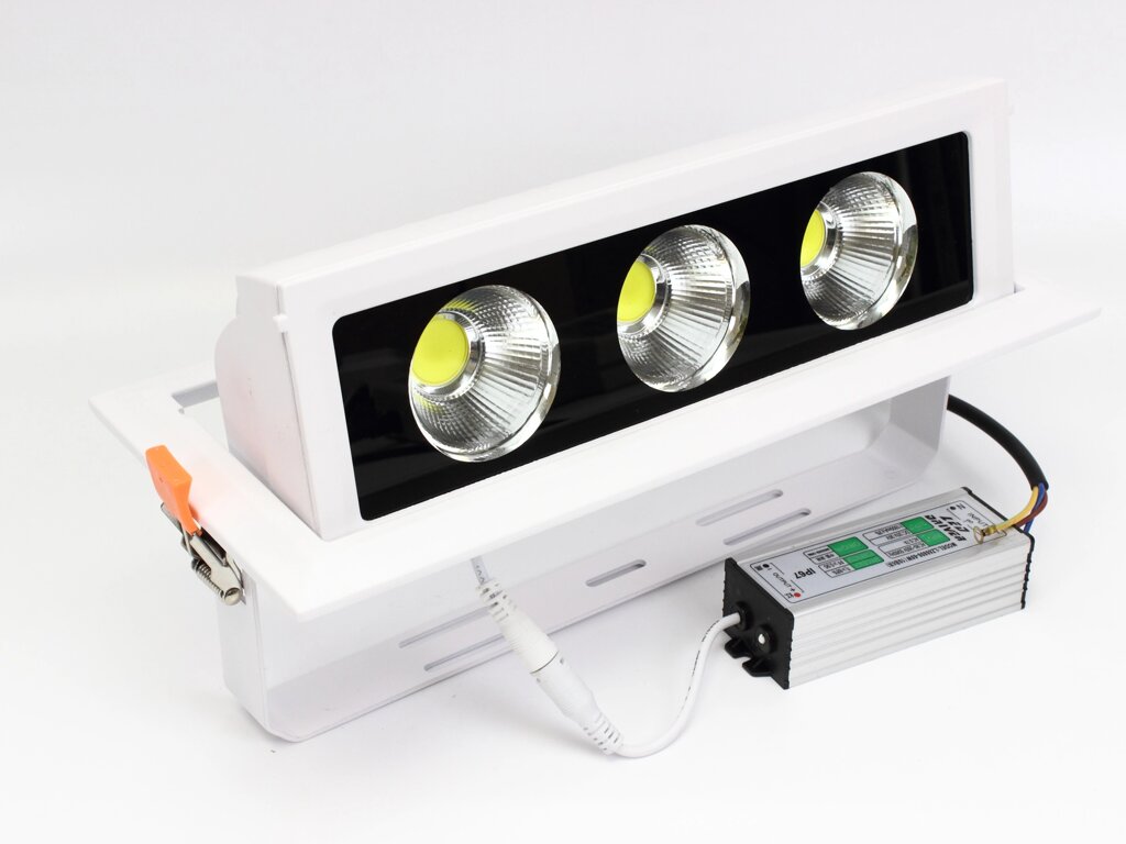 Светодиодный светильник встраиваемый JH-DDD-20W3 VG5 (60W, 220V, white) DELCI от компании ФЕРОСВЕТ - фото 1