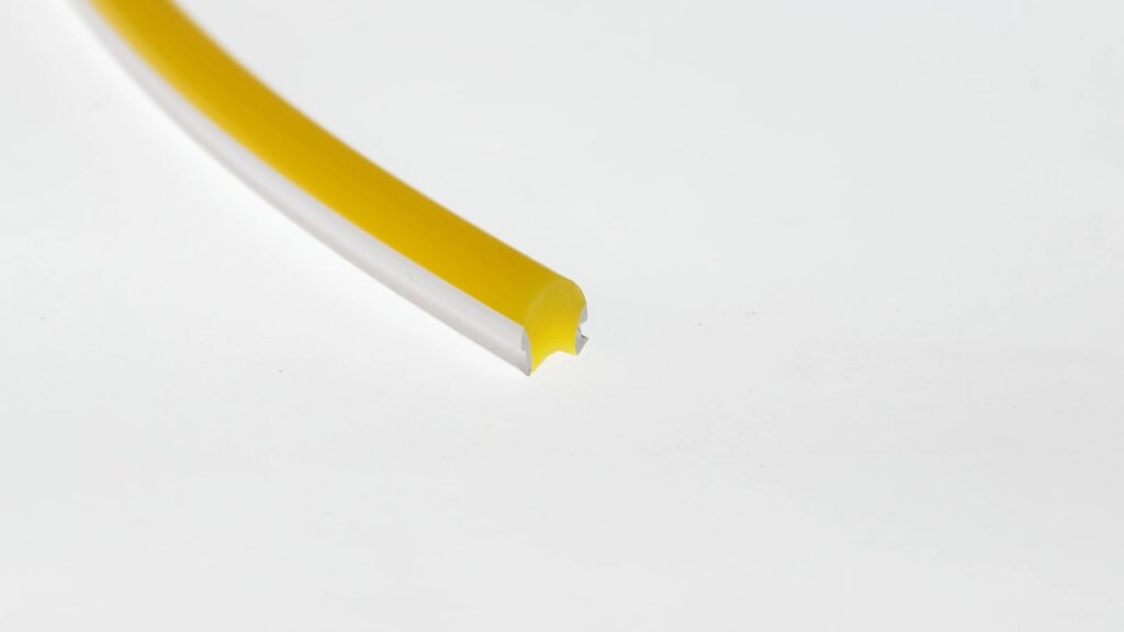 Светорассеивающий силиконовый профиль SK14 (9mm, yellow) DELCI от компании ФЕРОСВЕТ - фото 1