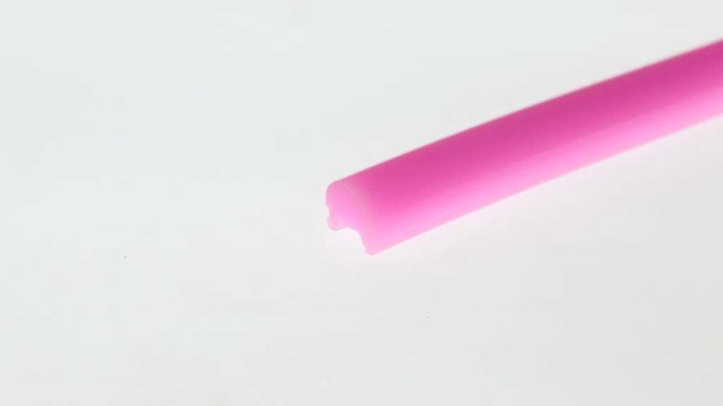 Светорассеивающий силиконовый профиль SK27 (12mm, pink) DELCI от компании ФЕРОСВЕТ - фото 1