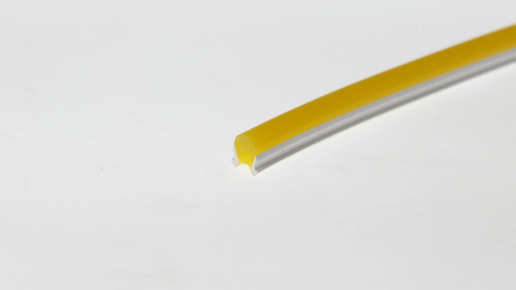 Светорассеивающий силиконовый профиль SK5 (7mm, yellow) DELCI от компании ФЕРОСВЕТ - фото 1