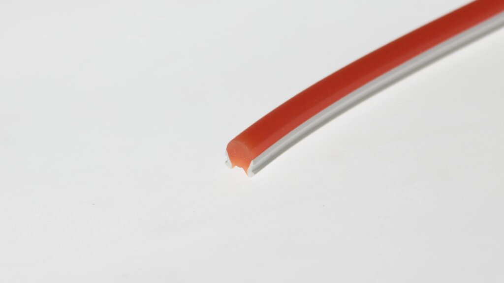 Светорассеивающий силиконовый профиль SK7 (7mm, orange) DELCI от компании ФЕРОСВЕТ - фото 1