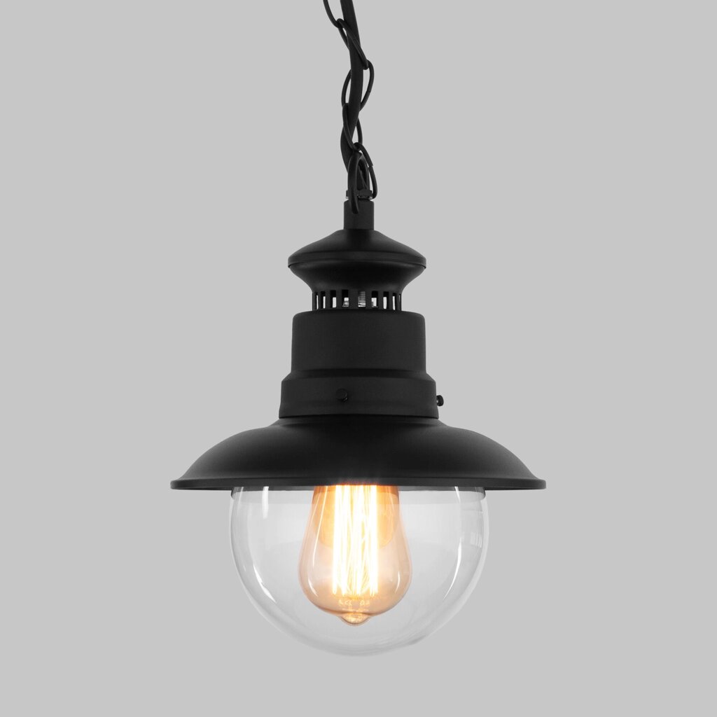 Talli H черный уличный подвесной светильник IP44 GL 3002H от компании ФЕРОСВЕТ - фото 1