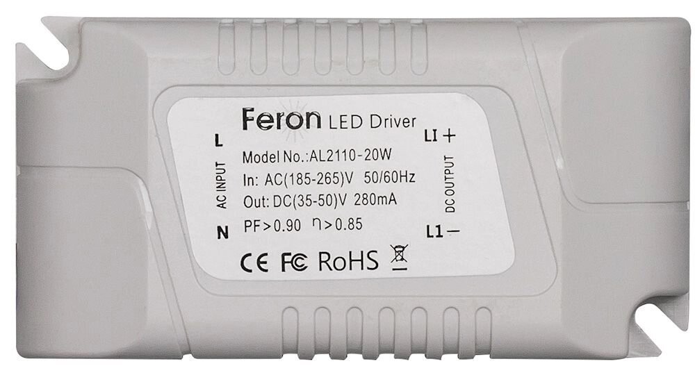 Трансформаторы для LED светильников FERON LB147 от компании ФЕРОСВЕТ - фото 1