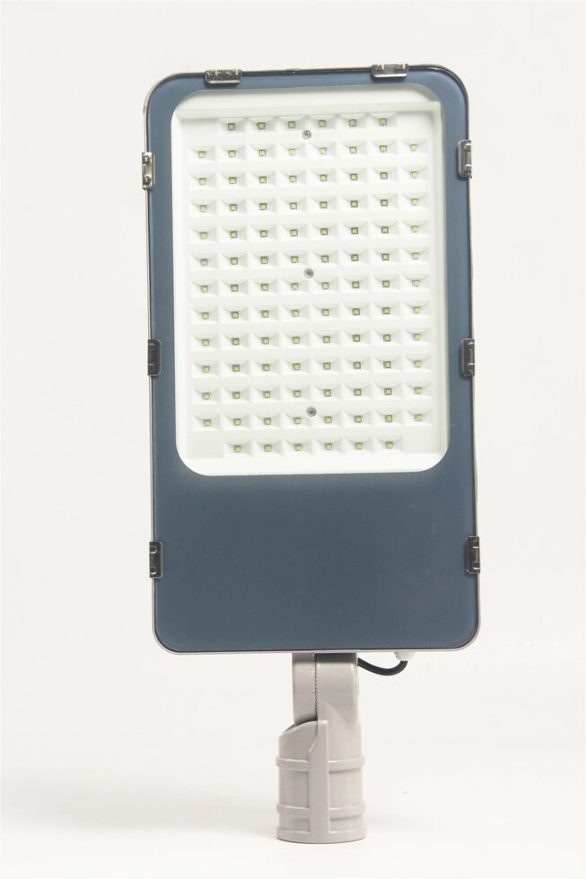 Уличный консольный светодиодный светильник (ДКУ) 100Вт, 5000К, 11000Lm, IP65 регулировка угла наклона DELROS от компании ФЕРОСВЕТ - фото 1