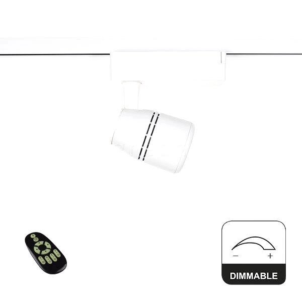Управляемый трековый светодиодный светильник TRVD-5003C  220V, 10W, изменение цветовой температуры, белый от компании ФЕРОСВЕТ - фото 1