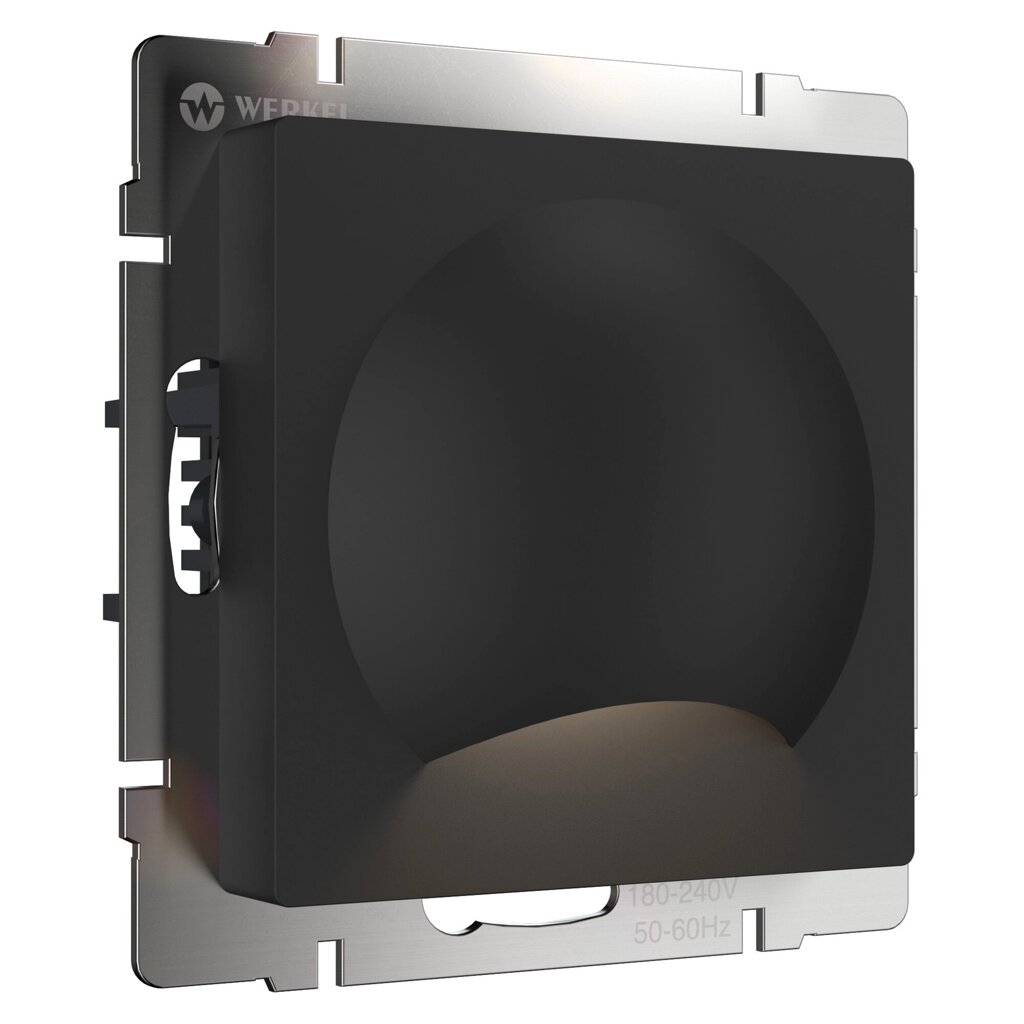 Встраиваемая LED подсветка МУН (черный матовый) W1154408 от компании ФЕРОСВЕТ - фото 1