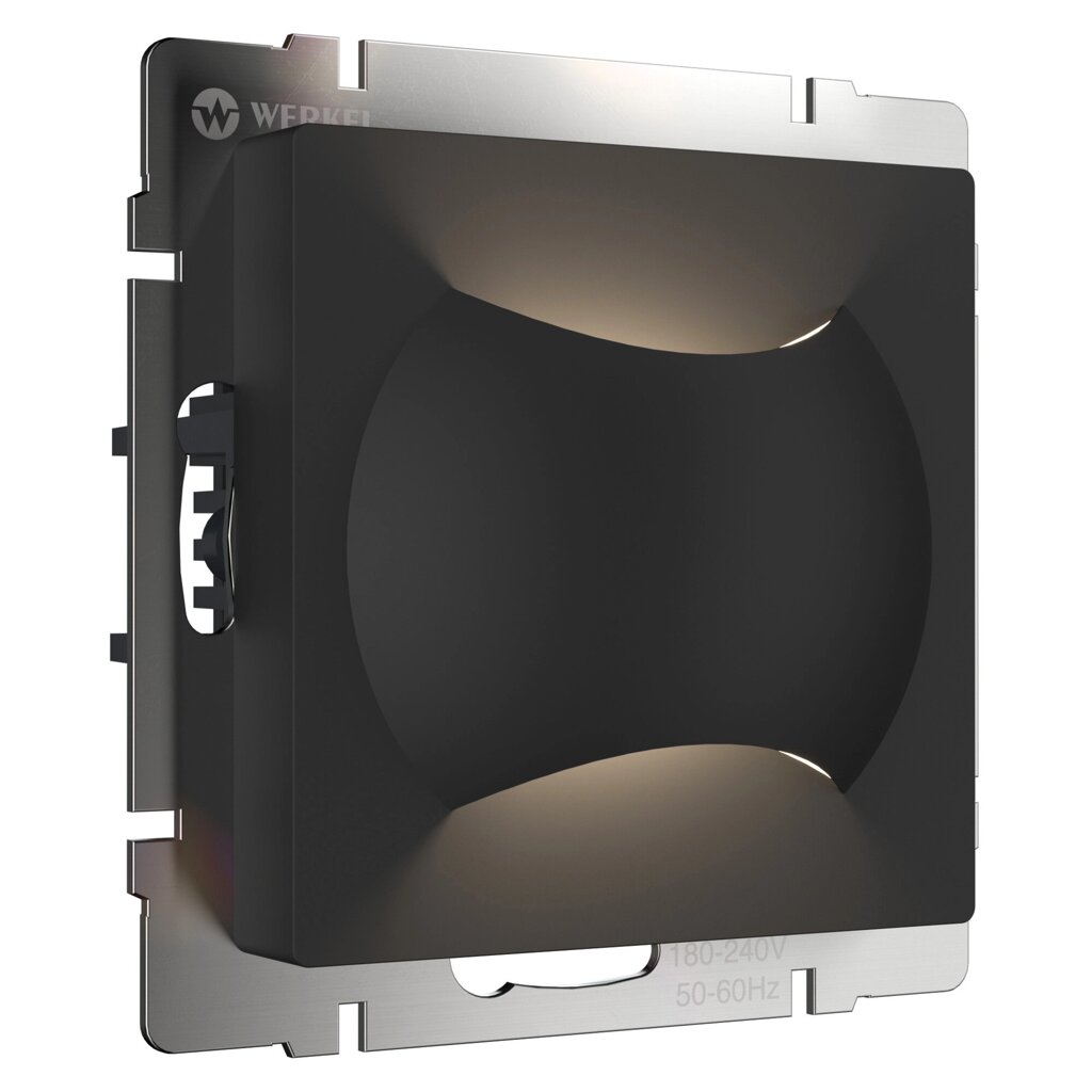 Встраиваемая LED подсветка МУН (черный матовый) W1154508 от компании ФЕРОСВЕТ - фото 1