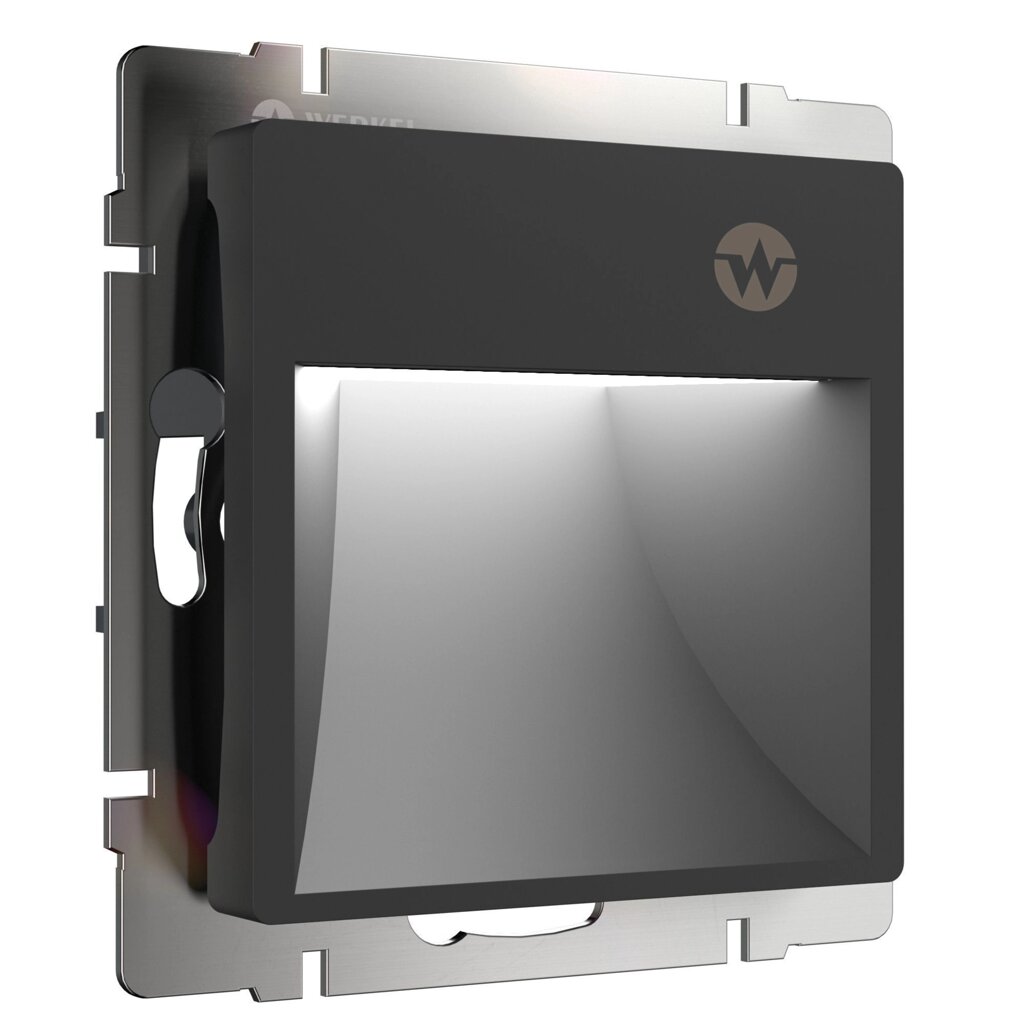 Встраиваемая LED подсветка три режима с датчиком движения (черный матовый) W1154608 от компании ФЕРОСВЕТ - фото 1