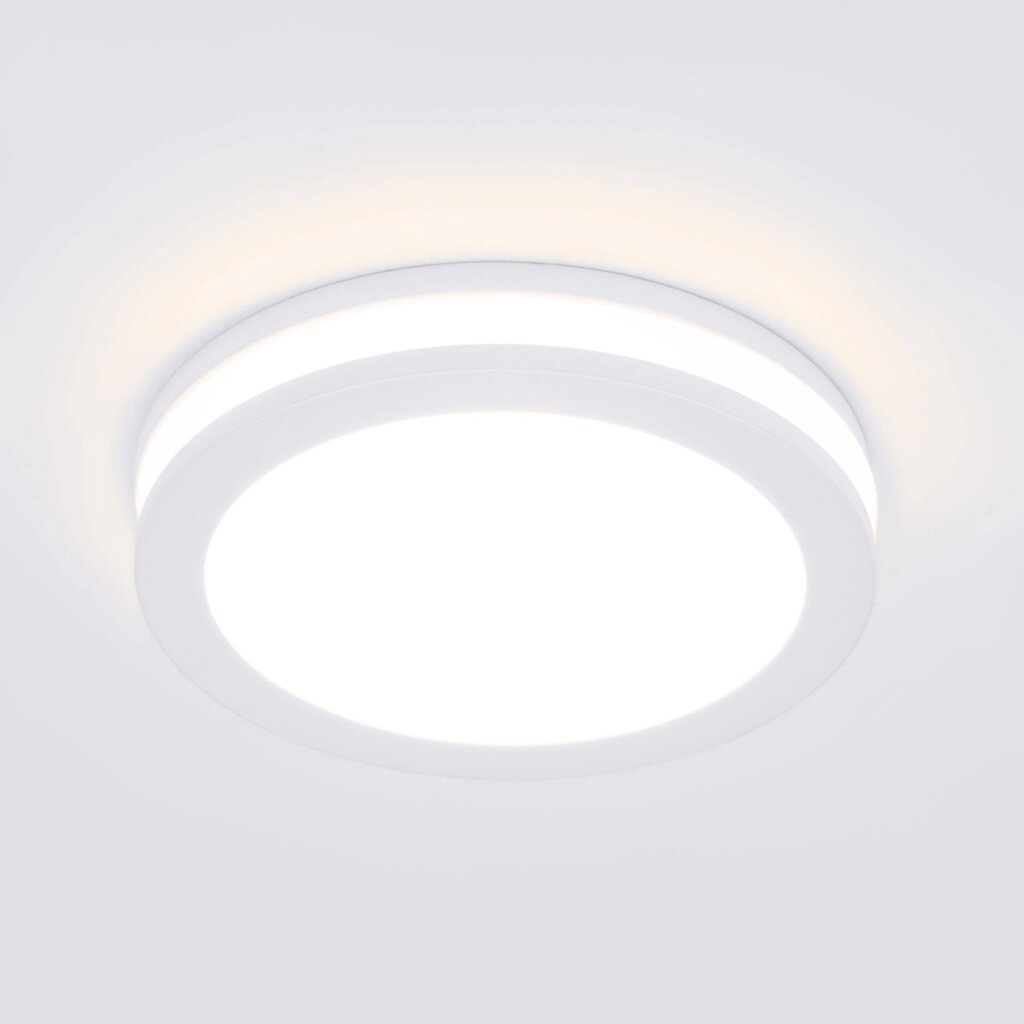 Встраиваемый светодиодный светильник Aster 5W 3300K белый DSKR80 5W 3300K от компании ФЕРОСВЕТ - фото 1