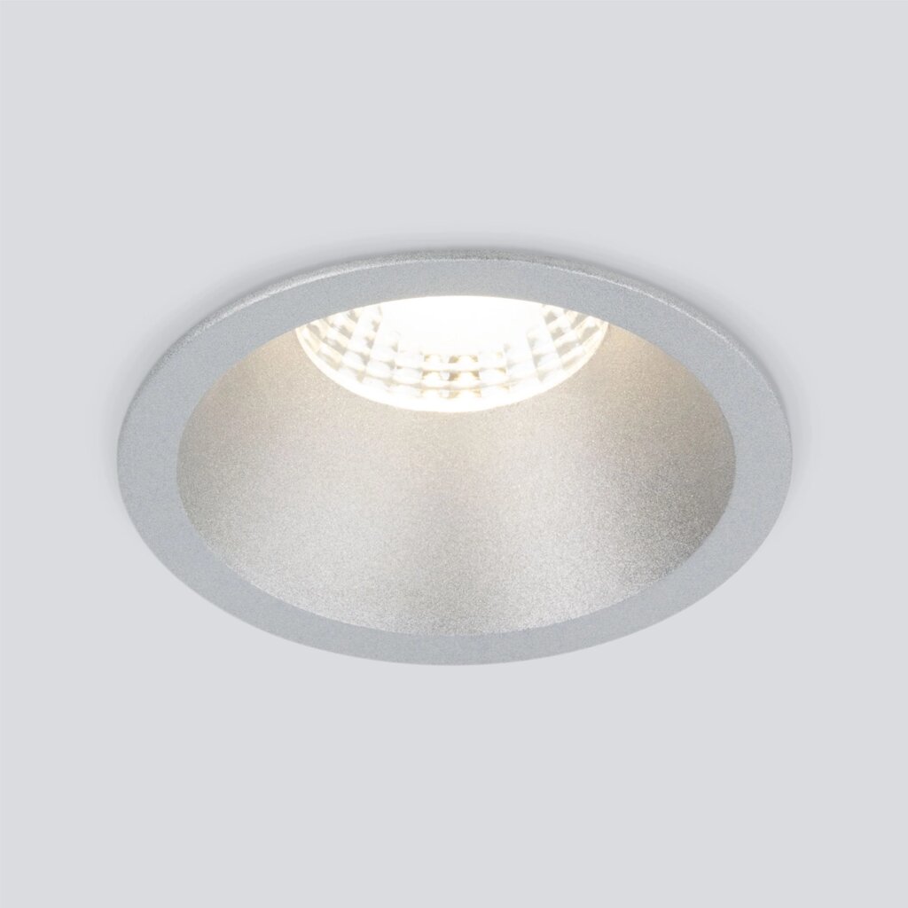 Встраиваемый светодиодный светильник Lin 7W 4200K серебро 15266/LED от компании ФЕРОСВЕТ - фото 1