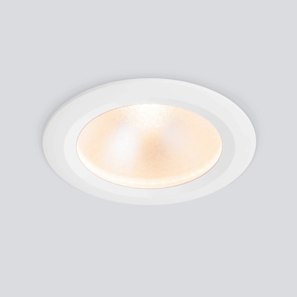 Встраиваемый светодиодный влагозащищенный светильник IP54 35128/U белый от компании ФЕРОСВЕТ - фото 1