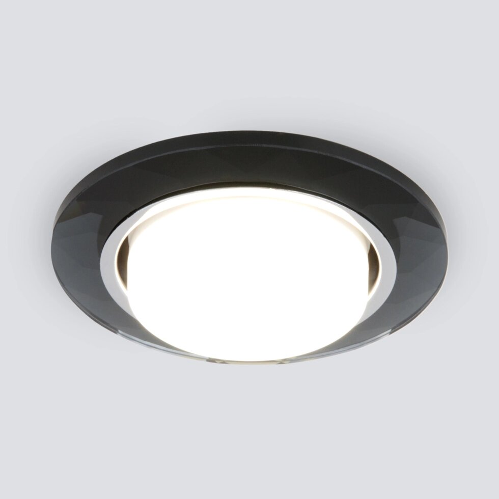 Встраиваемый точечный светильник 1061 GX53 Grey серый от компании ФЕРОСВЕТ - фото 1
