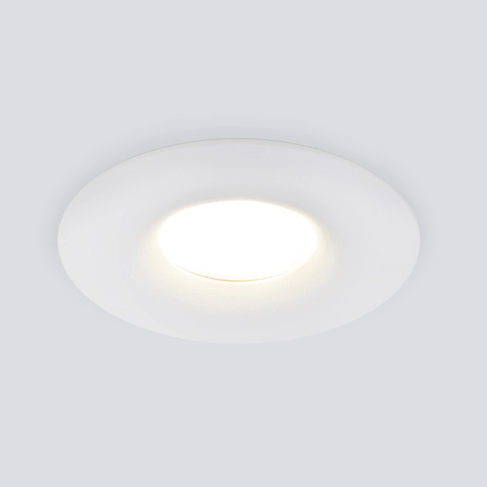 Встраиваемый точечный светильник 123 MR16 белый от компании ФЕРОСВЕТ - фото 1
