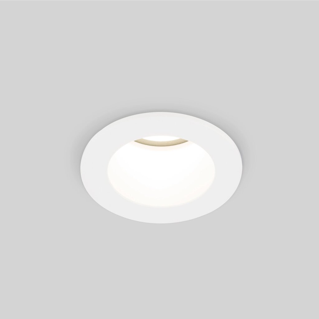 Встраиваемый точечный светодиодный светильник 25023/LED 7W 4200K WH белый от компании ФЕРОСВЕТ - фото 1