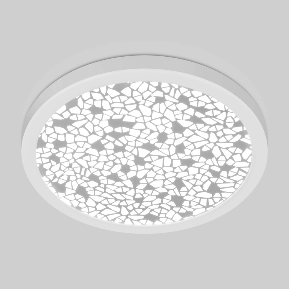 Встраиваемый точечный светодиодный светильник 9913 LED 6W WH белый от компании ФЕРОСВЕТ - фото 1