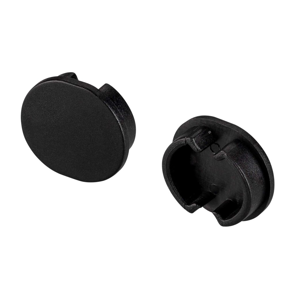 Заглушка ARH-ROUND-D20-DUAL BLACK глухая (Arlight, Пластик) от компании ФЕРОСВЕТ - фото 1
