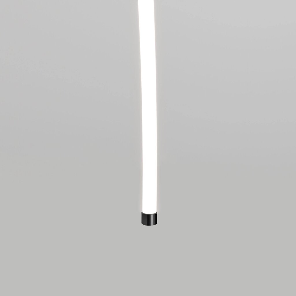 Заглушка для круглого гибкого неона Full light FL 28/20 черный от компании ФЕРОСВЕТ - фото 1