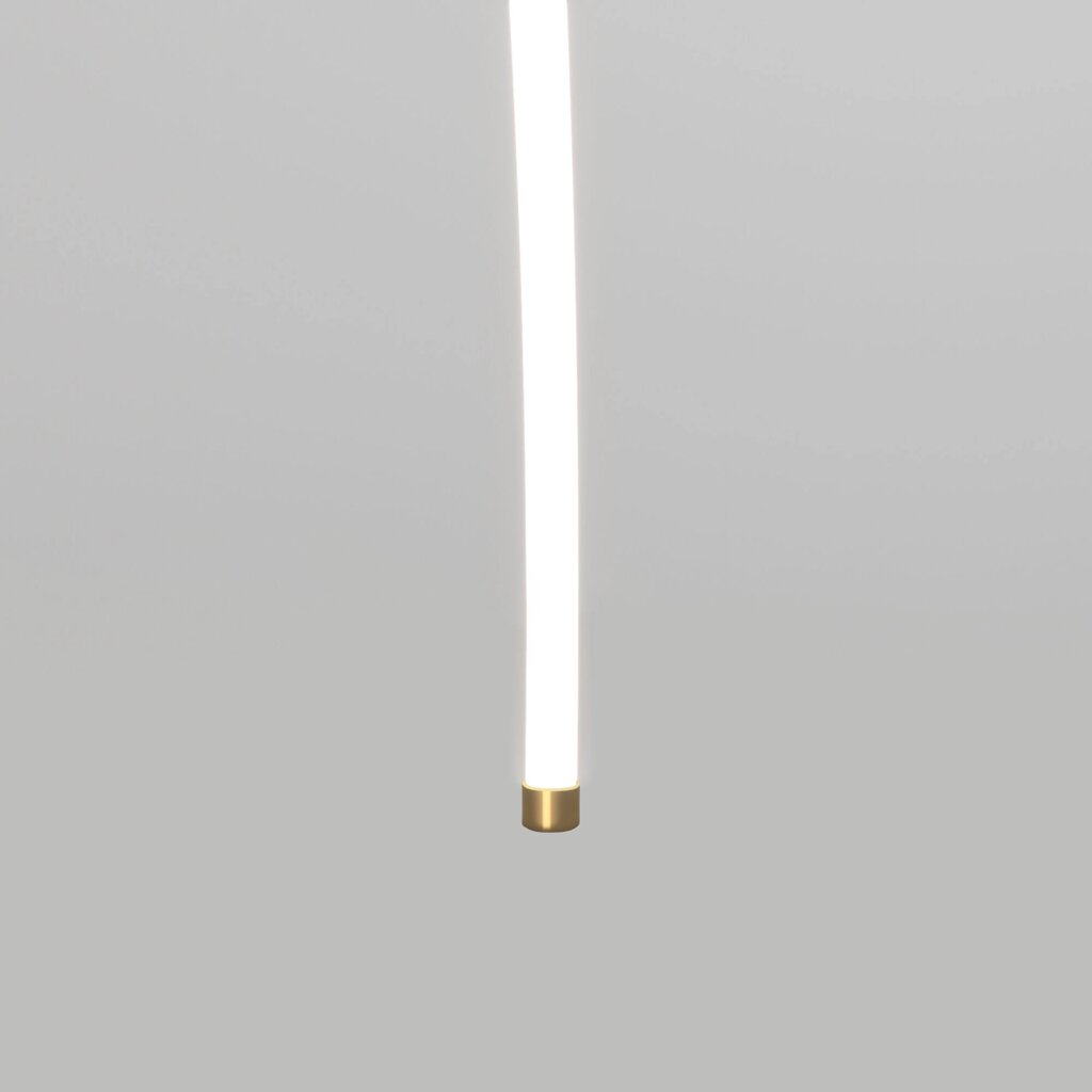 Заглушка для круглого гибкого неона Full light FL 28/20 латунь от компании ФЕРОСВЕТ - фото 1
