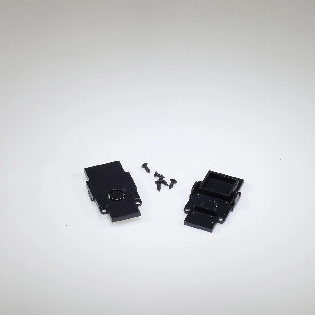 Заглушка для магнитного трека R20 MX101 (черная, пара) DELCI от компании ФЕРОСВЕТ - фото 1